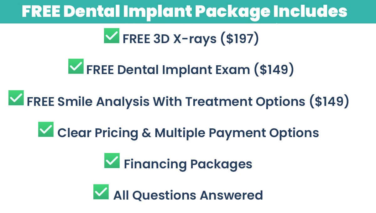 The Free Dental Implant Package Includes